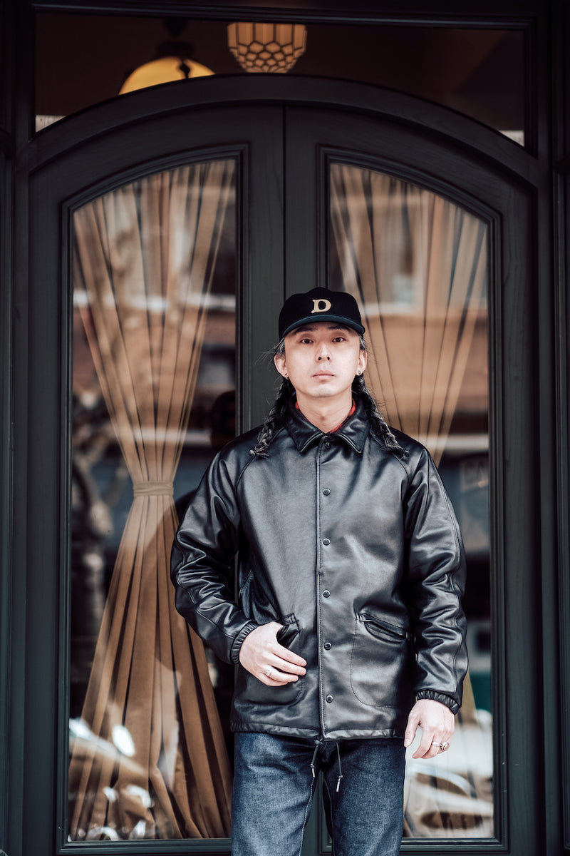 カーフハイドレザー使用☆ヴィンテージデザイン レザーコーチ