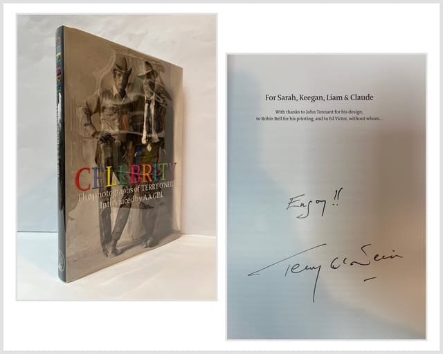 Celebrity: The Photographs of Terry O'Neill (SIGNED) - Quinto Bookshop