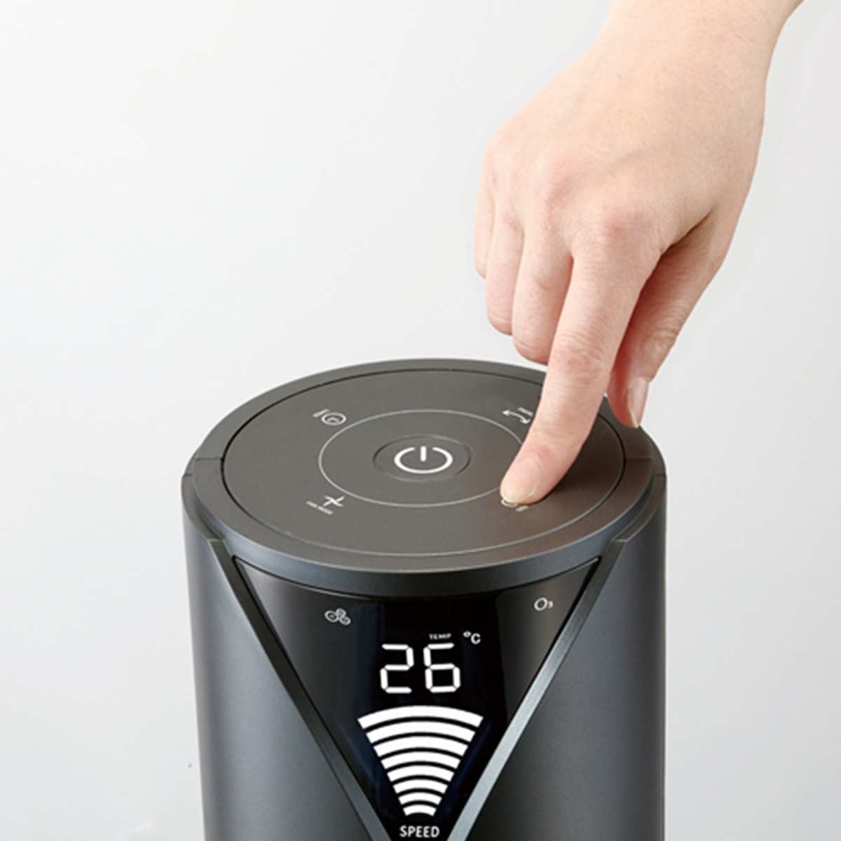 キララエアー オゾン消臭除菌機能付きタワーファン マーレ キララ