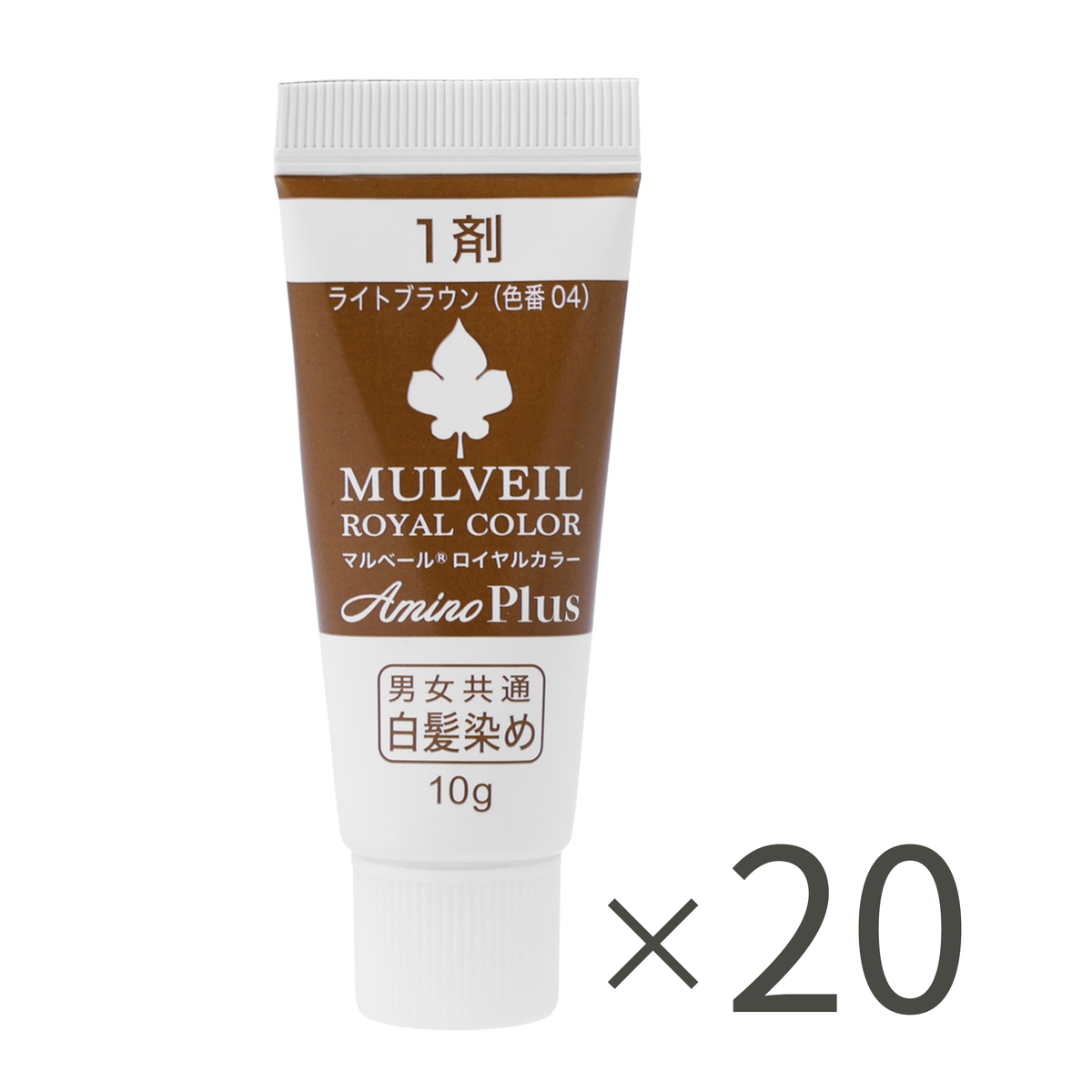 MULVEIL ロイヤルカラー アニオプラス ライトブラウン04 4箱セット