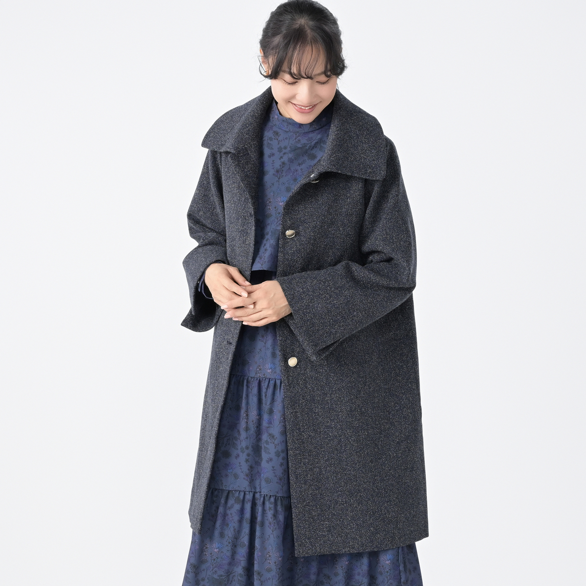 anatelier 大人レトロ Aラインコート アナトリエ（anatelier） - QVC.jp