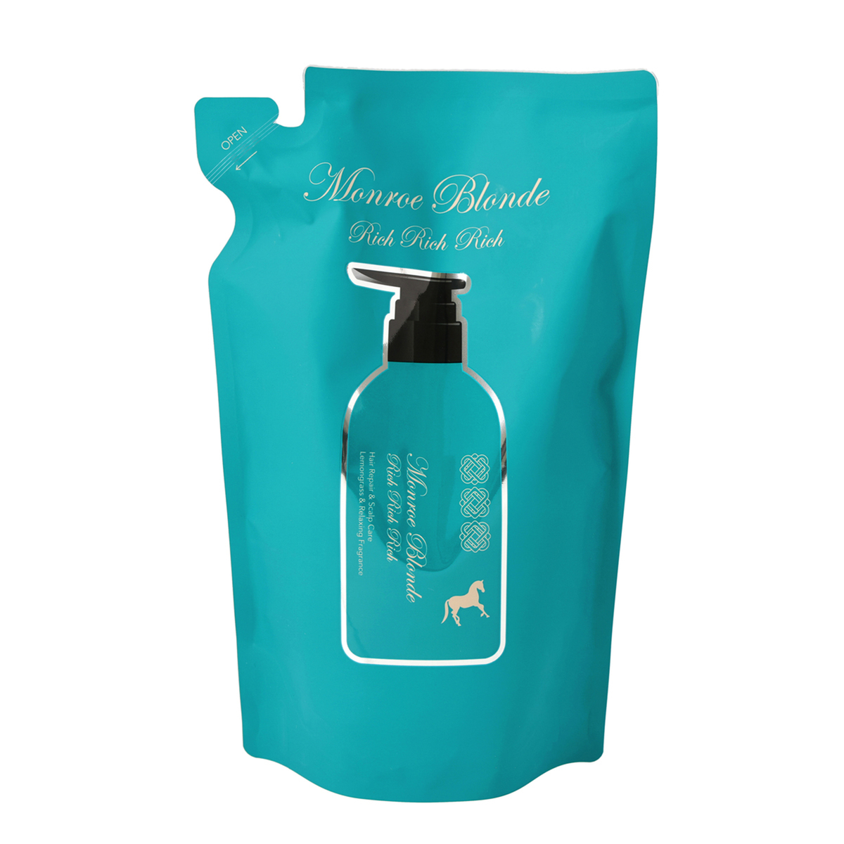 モンローブロンドR馬プラセンタCトリートメントRRR4本オイル付 エビス