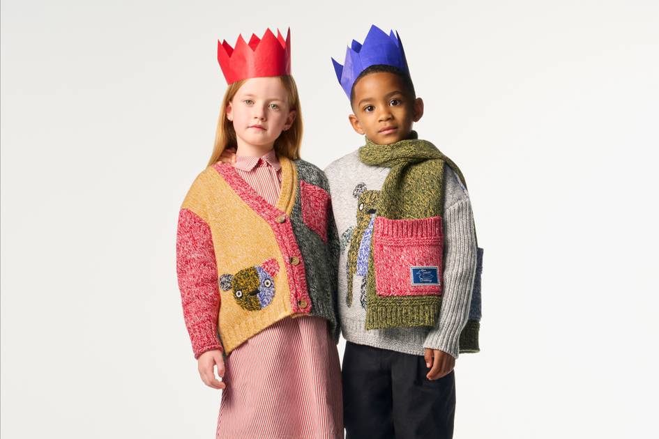 In Pictures: Burberry unveils childrenswear collection made of