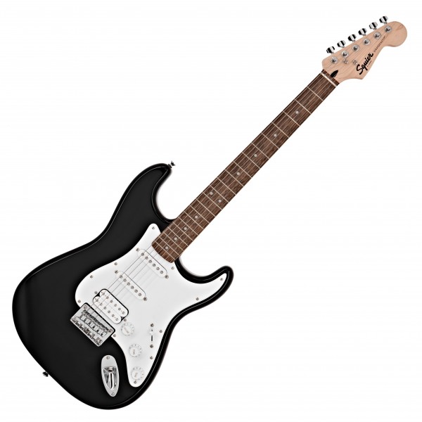 Squier Bullet Stratocaster HSS Hard Tail, Black at Gear4music