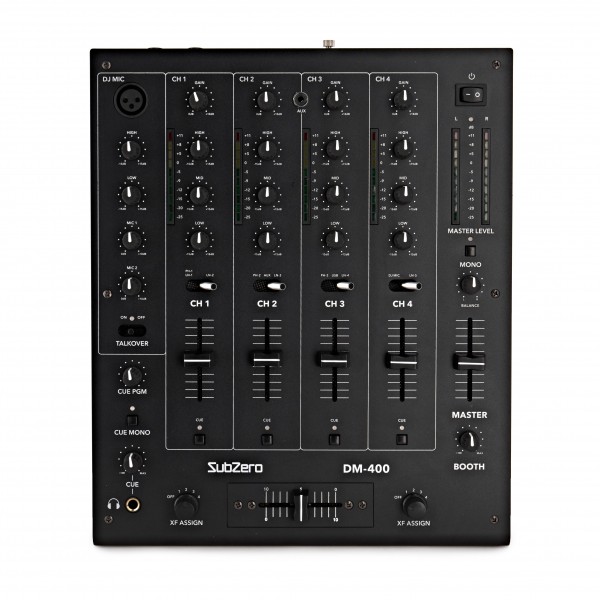 SubZero DM-400 4 Channel DJ Mixer with USB at Gear4music