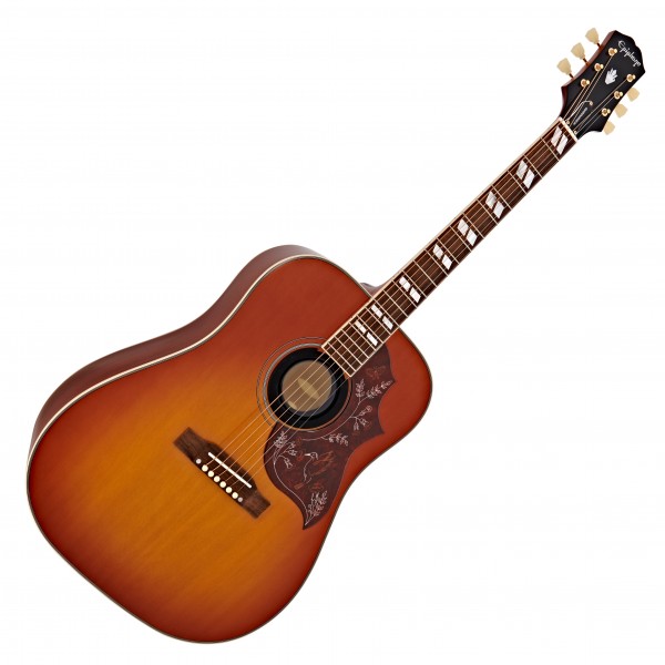Epiphone Inspired by Gibson Hummingbird, Aged Cherry Sunburst