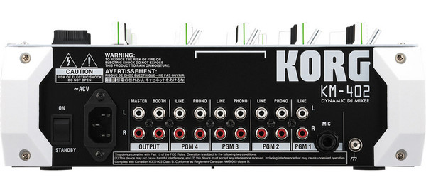 Korg KM-402 4-Channel DJ Mixer with Intergrated KAOSS Pad at