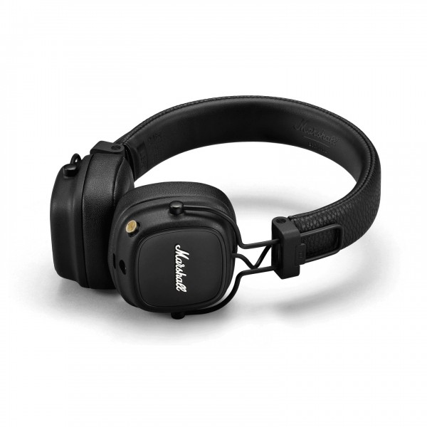 Marshall Major IV Bluetooth Headphones, Black at Gear4music