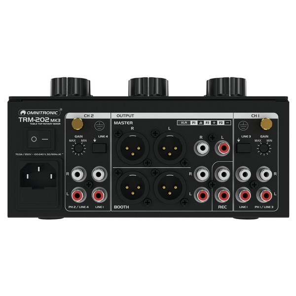 Omnitronic TRM-202MK3 2-Channel Rotary Mixer at Gear4music