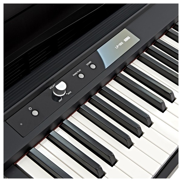 Korg LP-180 Digital Piano, Black with Stool + Headphones at Gear4music