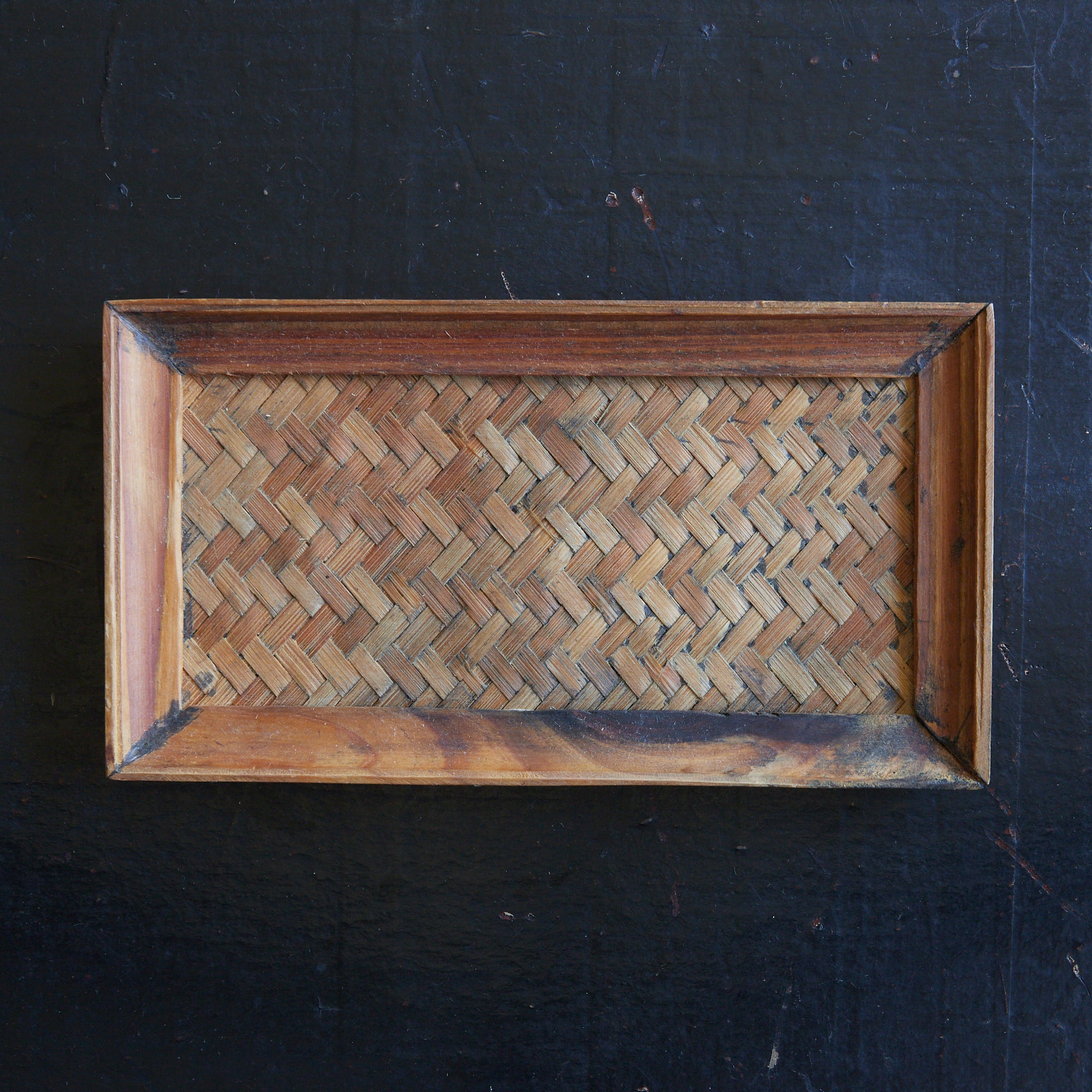 大正–昭和時代 網代文煎茶盆（1912–1989CE） | 入蘆花（ロカニイル）