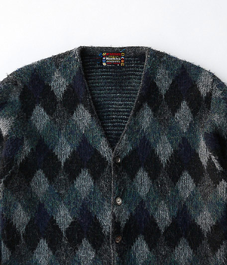 60's McGREGOR ビンテージダイヤ柄アクリルニットカーディガン - Fresh