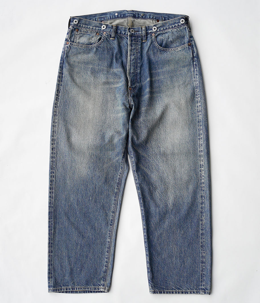 A.PRESSE No.22 Washed Wide Denim Pants [INDIGO] - Fresh Service