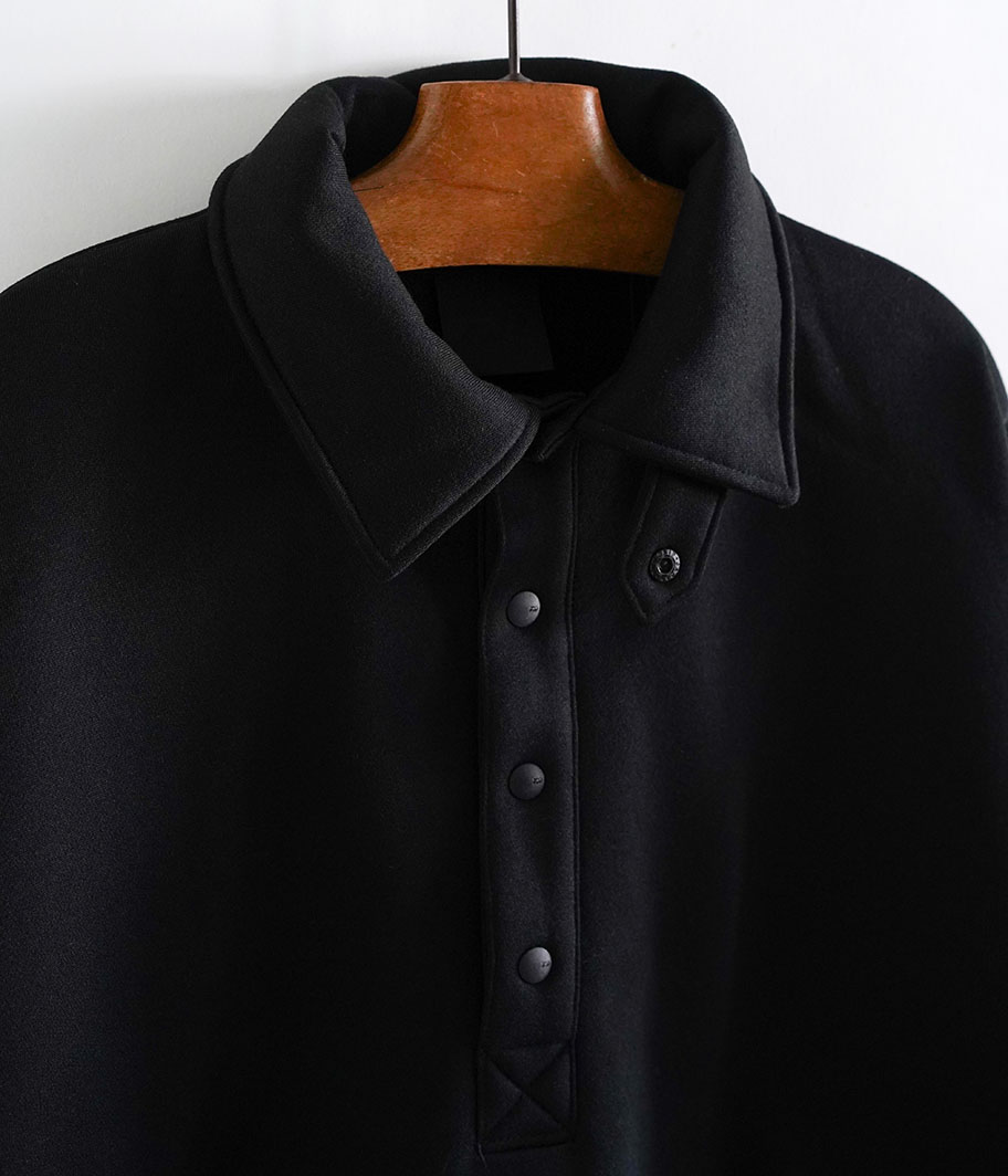 DAIWA PIER 39 TECH SWEAT SNAP PULLOVER [BLACK] - Fresh Service