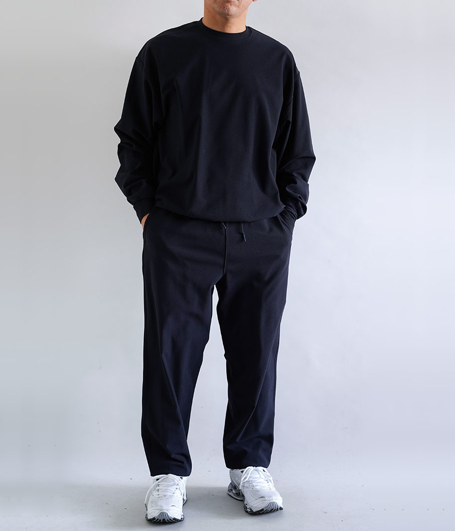 DAIWA PIER 39 TECH FLEX JERSEY CREW [NAVY] - Fresh Service
