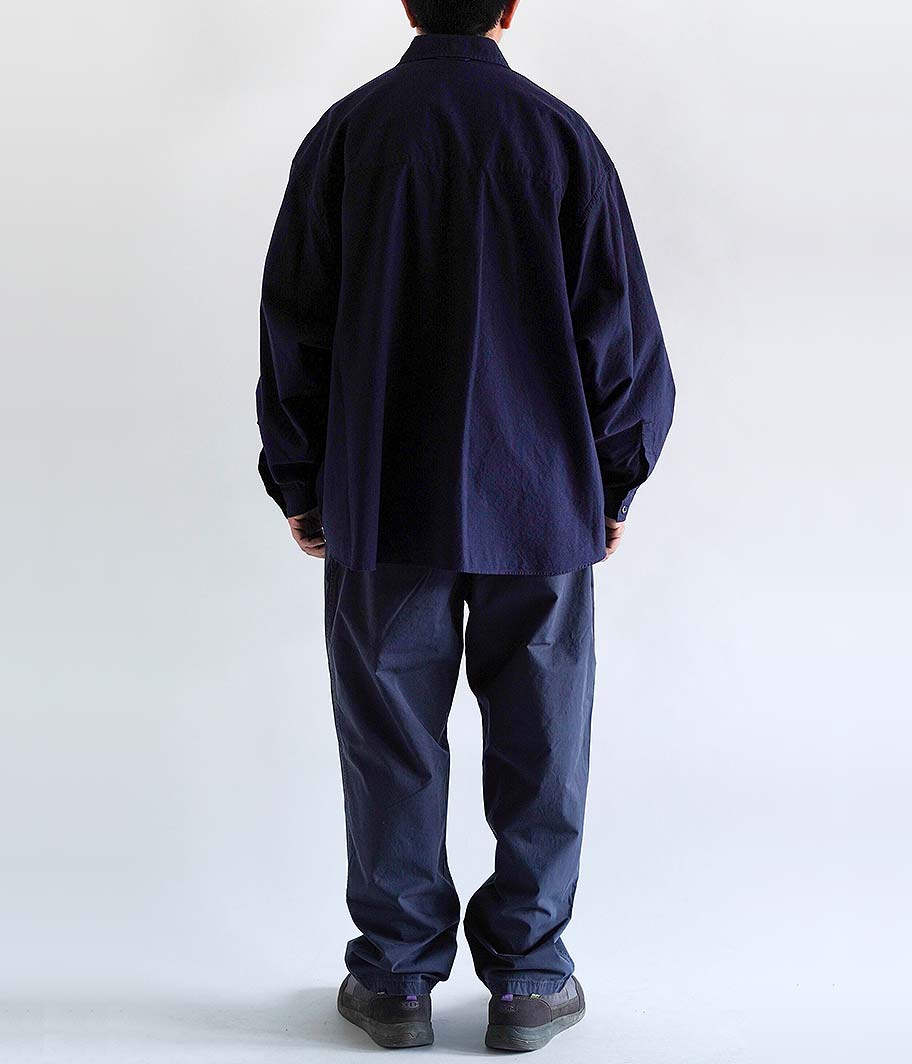 Fresh Service OVERDYED LEFT TWILL TROUSERS [NAVY] - Fresh Service