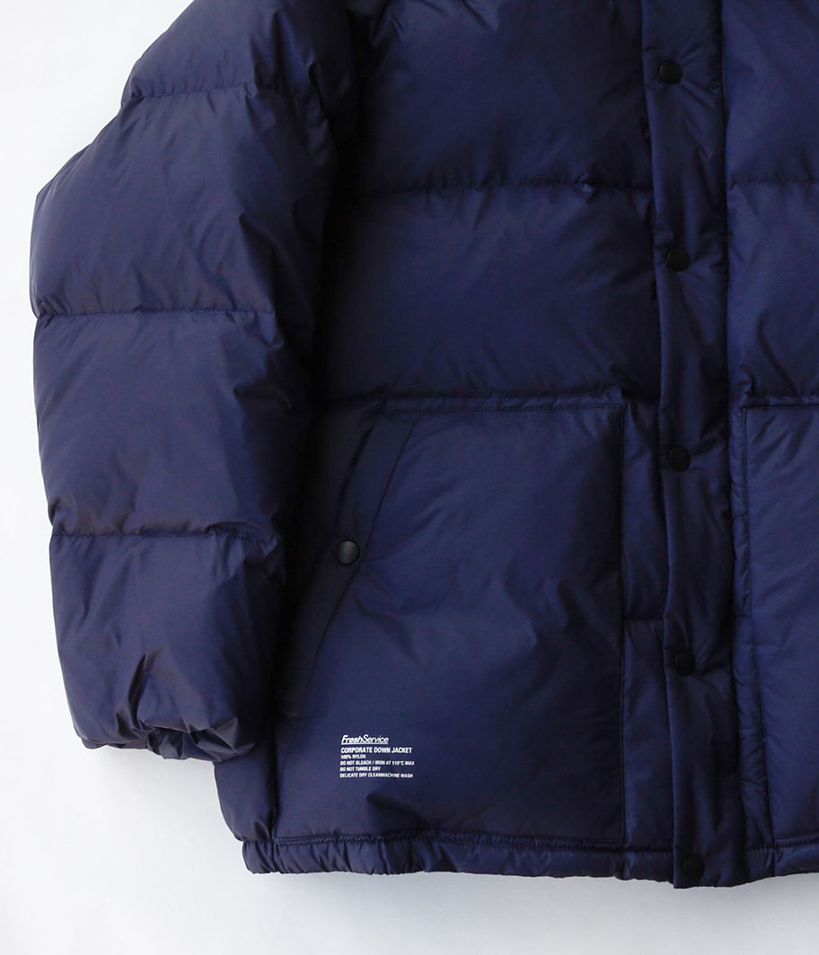 Fresh Service CORPORATE DOWN JACKET [NAVY] - Fresh Service