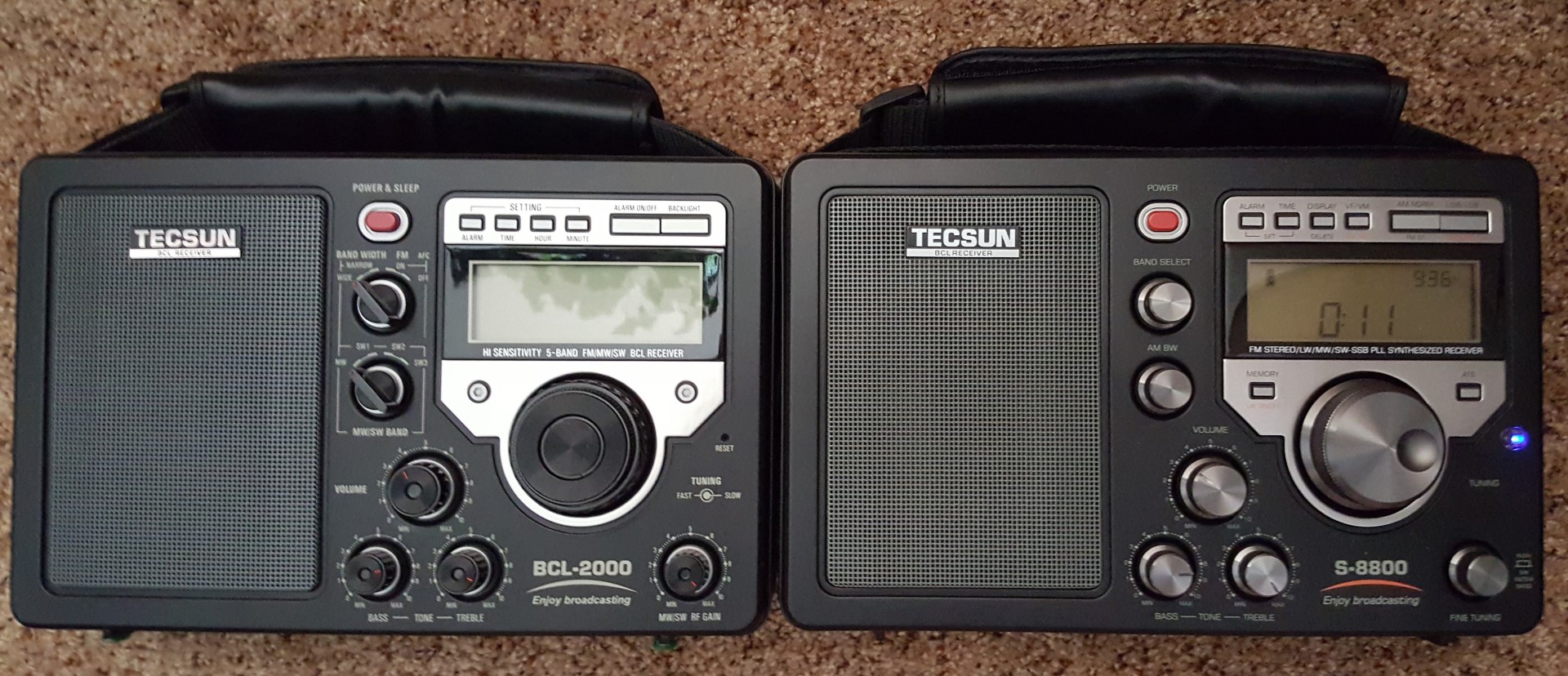 Tecsun S-8800 AM/LW/SW/FM Field Radio With Remote | radiojayallen
