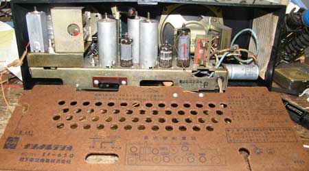 ナショナル FM MW 2バンド 真空管ラジオ EF-650