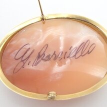 銘ありのカメオのブローチは必ず高くなる？ 静岡県のお客様 - 買取の