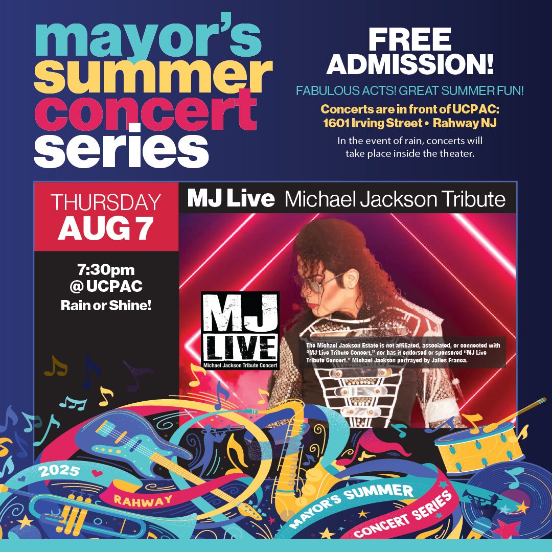 Mayors Summer Concert Series Presents: MJ Live - Rahway Is Happening