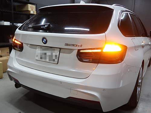 BMW 3シリーズツーリング(F31) LCIモデル用純正Mperformanceテール