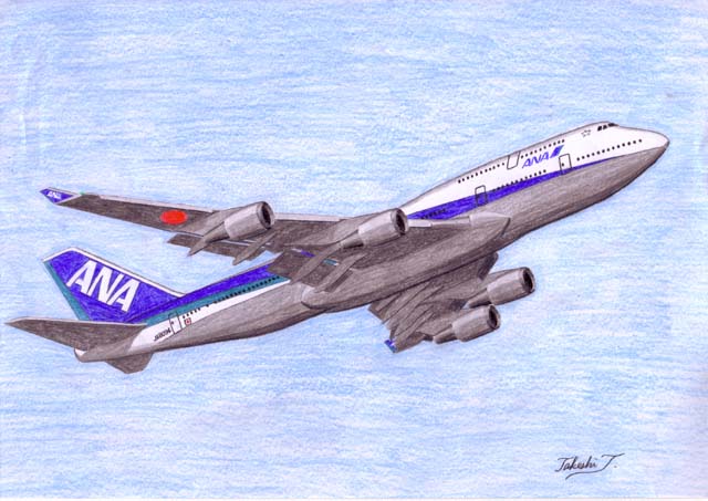 ANA B747-400