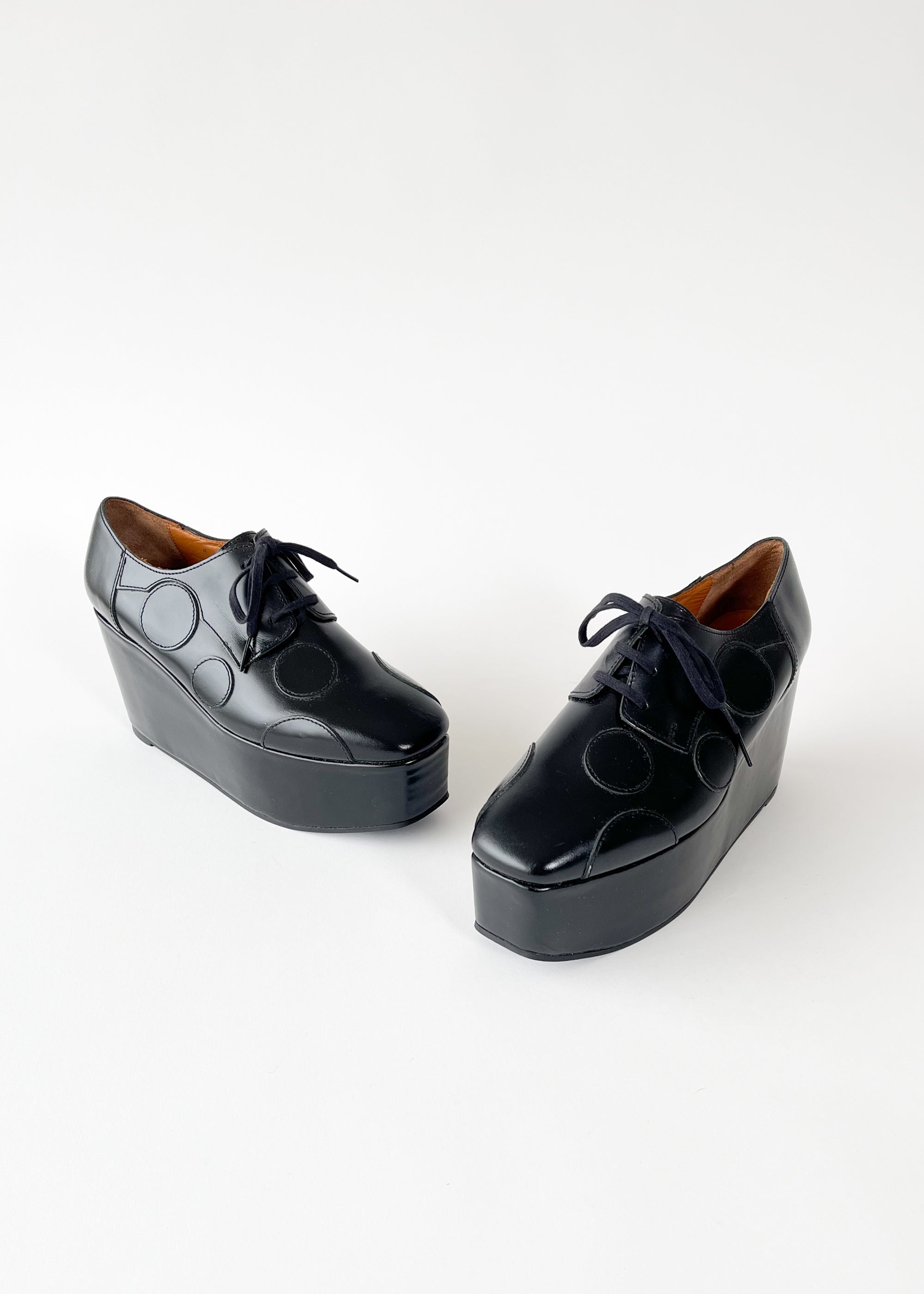 Vintage Junya Watanabe Comme des Garcons Platform Circle Shoes