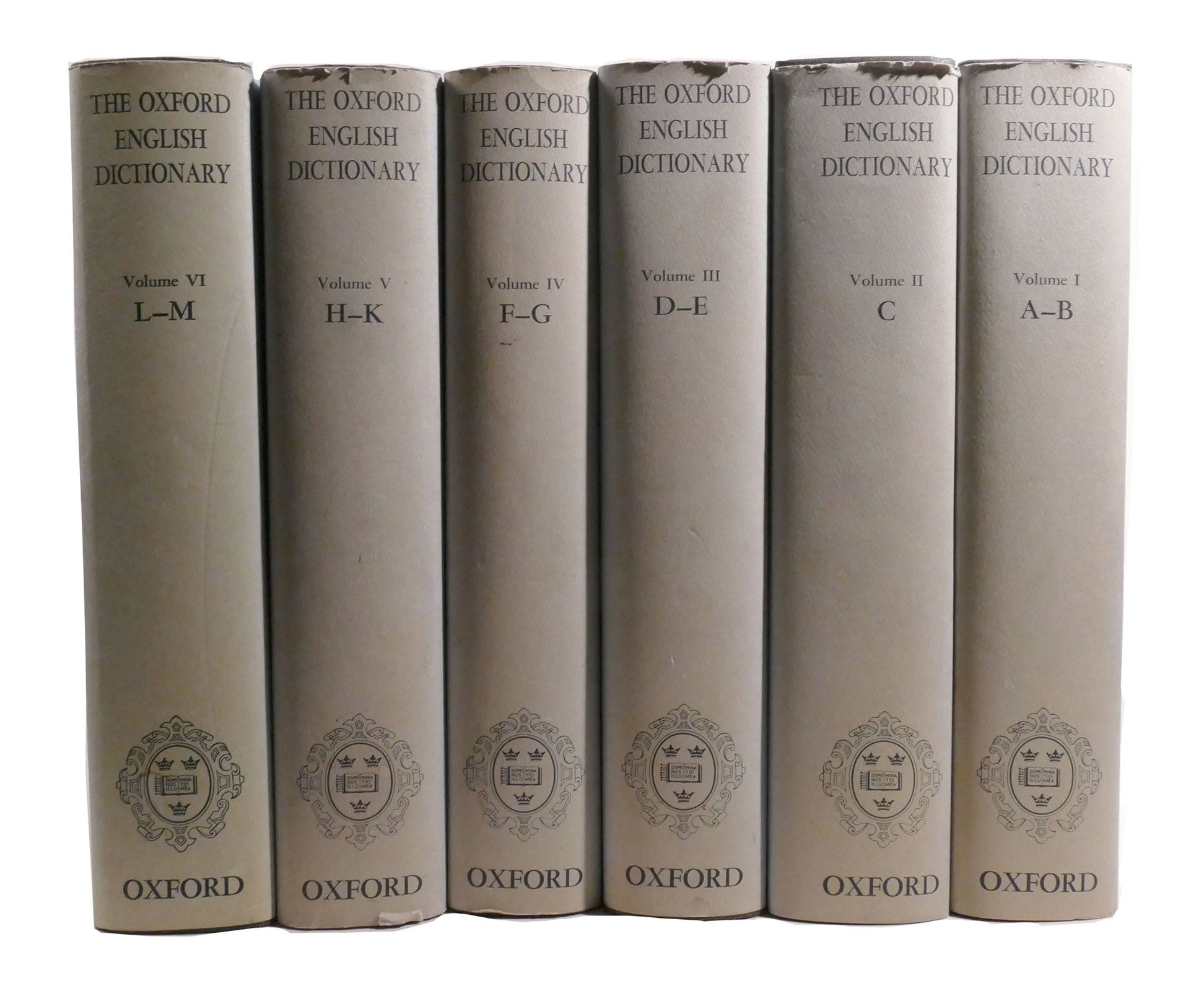 THE OXFORD ENGLISH DICTIONARY: 13 VOLUME SET Being a Corrected Re
