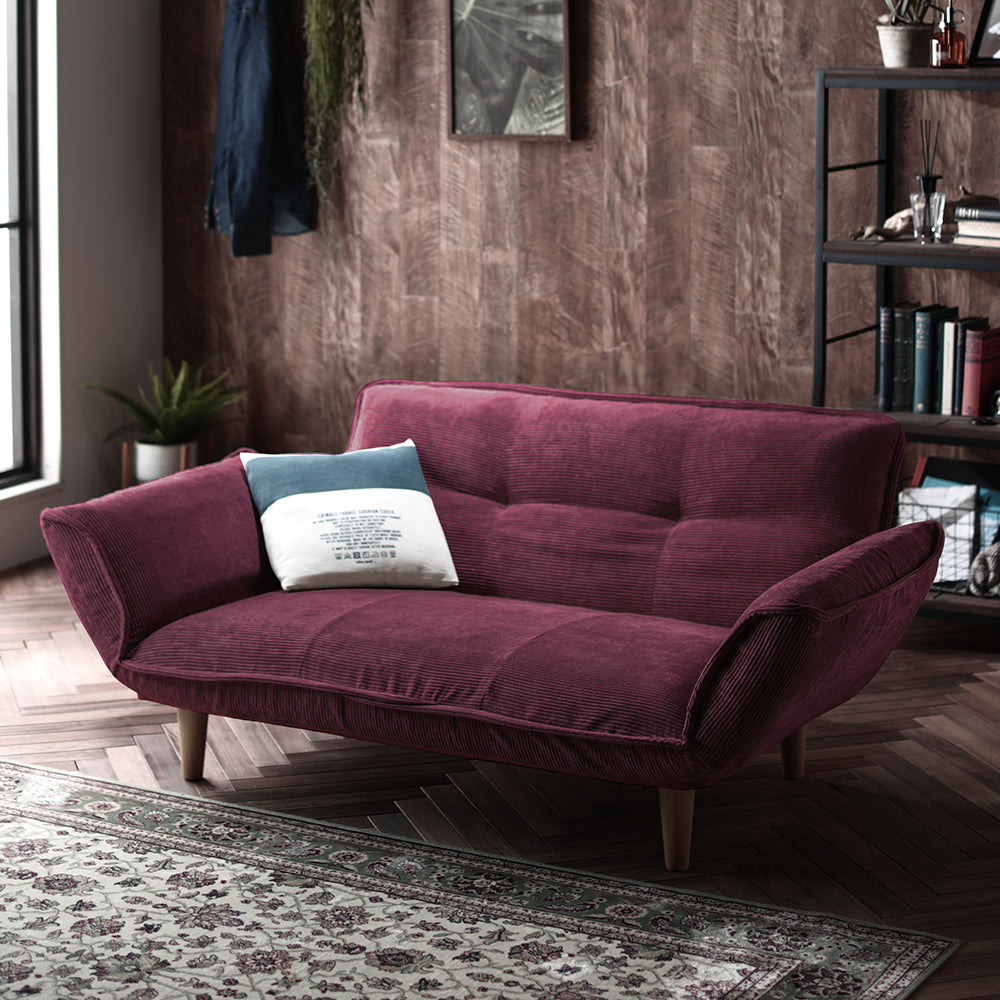 日本製 リクライニングソファ『Coroli コロリ』/脚を外せばローソファ