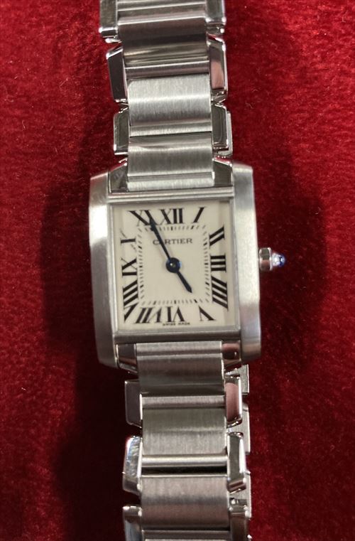 W51008Q3 アイボリー Cartier（カルティエ）タンクフランセーズ SM
