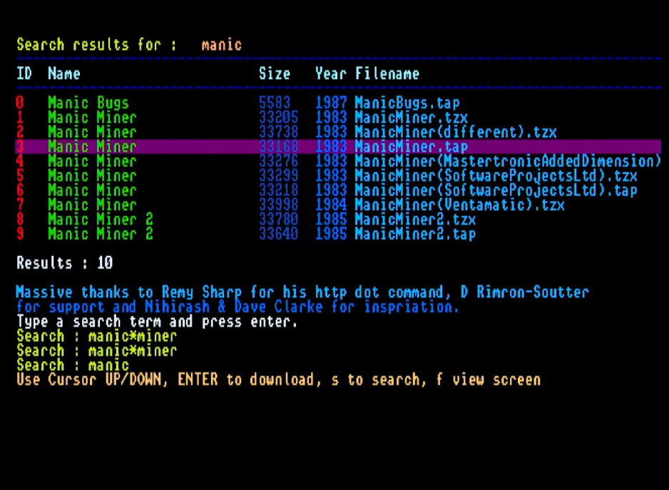 GitHub - em00k/next-zxdb-downloader: Search and download files