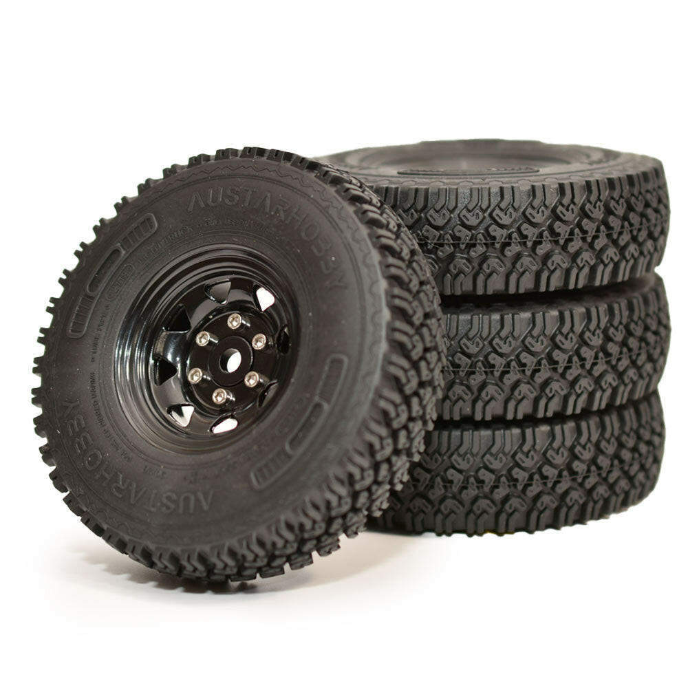 問屋ワールド】クローラーRC用1.55インチスチール製ビードロック