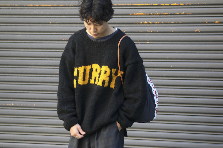 niche.MacMahon Knitting Mills - Crew Neck Knit-Curry - Blog