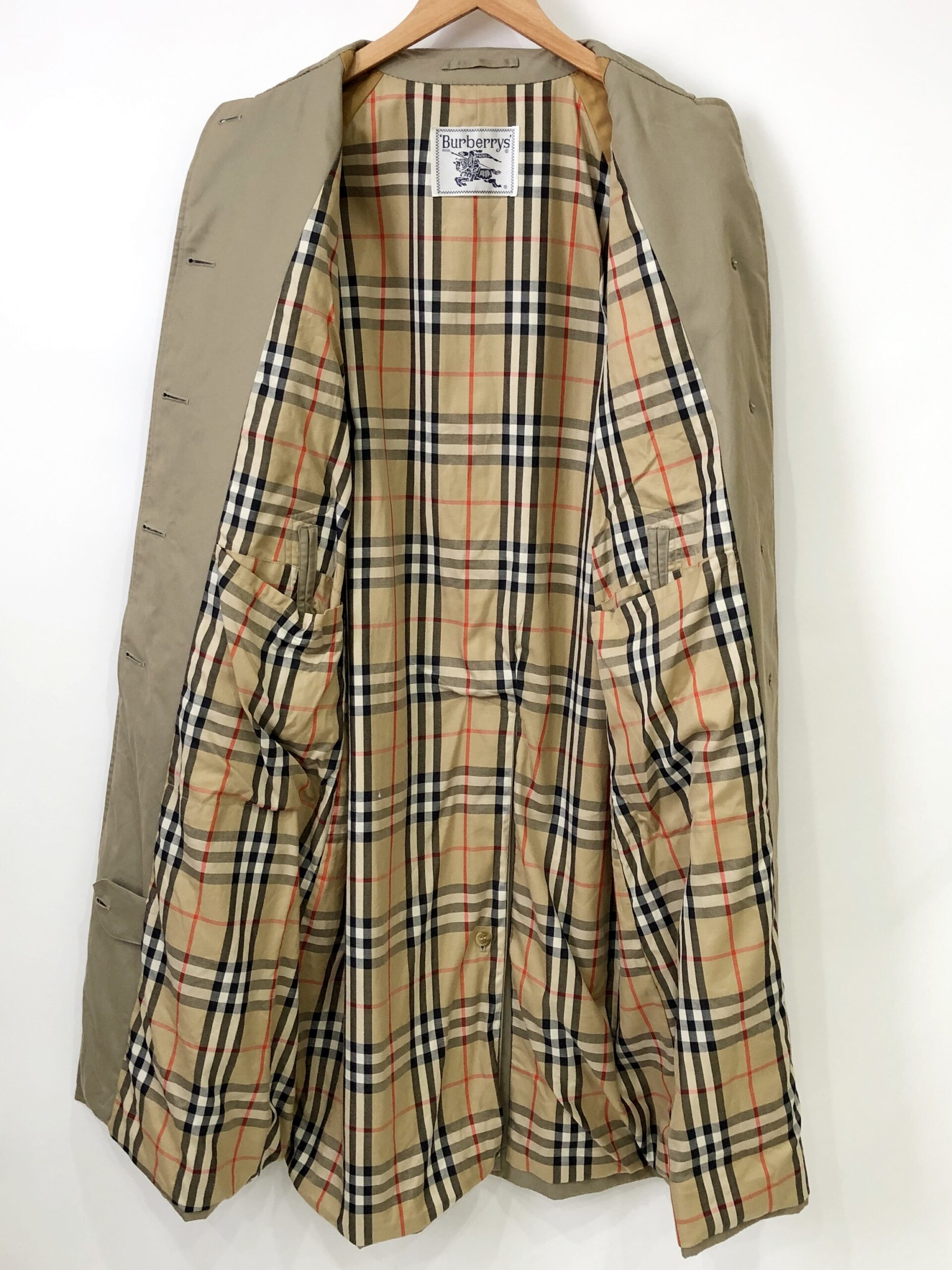90s Burberrys ステンカラーコート - ブランド古着リバース
