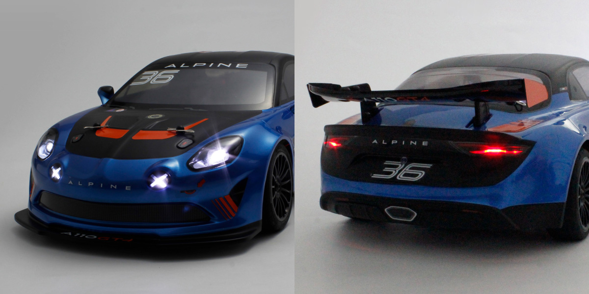 1/10 EP 4WDフェーザーMk2 FZ02 レディセット アルピーヌ GT4 34423