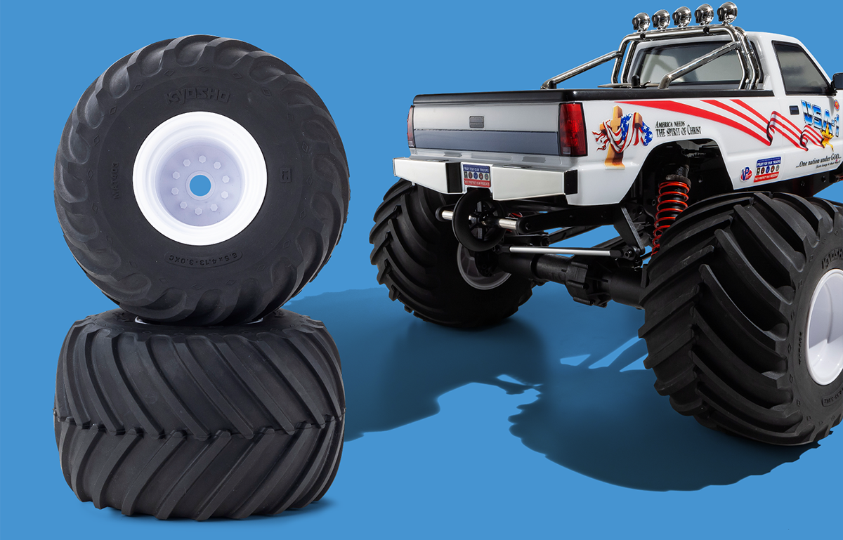 KYOSHO MONSTER TRUCKS USA-1 GP Nitro/VE Brushless Electric - KYOSHO RC