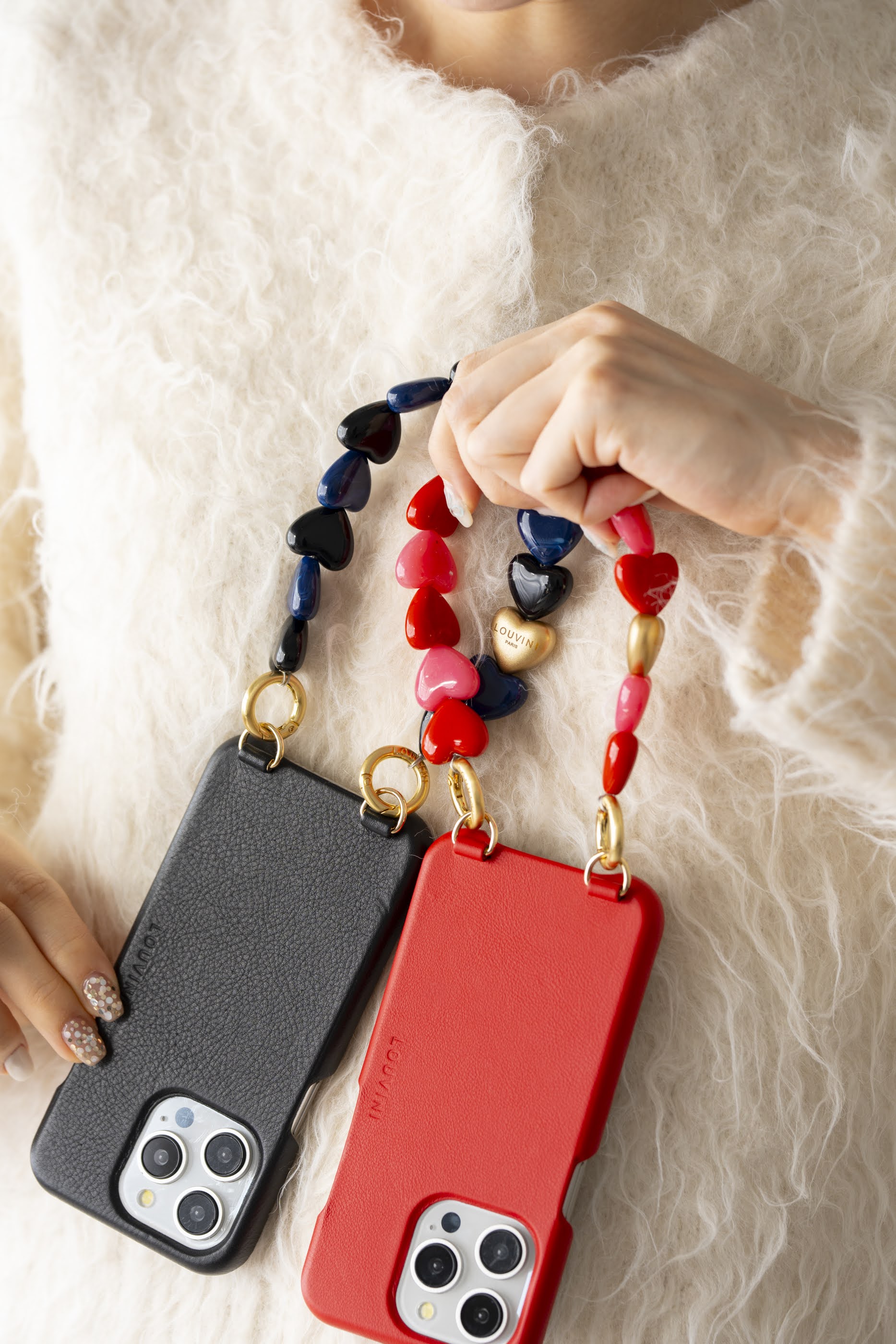 LOUVINI PARIS スマホストラップ 株式会社noenがパリ発スマホ