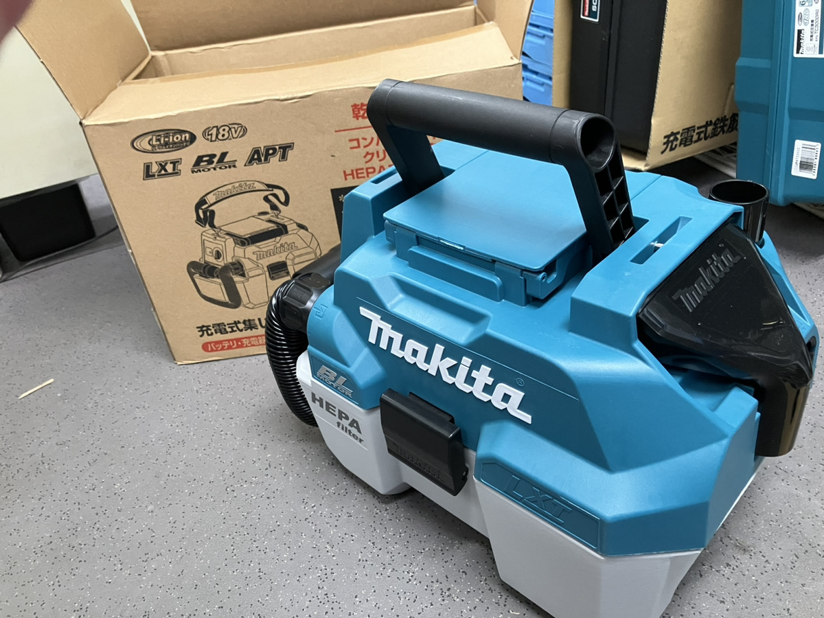 マキタの充電式集じん機「VC750DZ」をお持ち頂きました！京都で新品