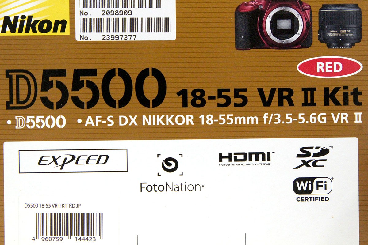 D5500 18-55 VR II レンズキット レッド CA01-A11225-3Y4 | ニコン