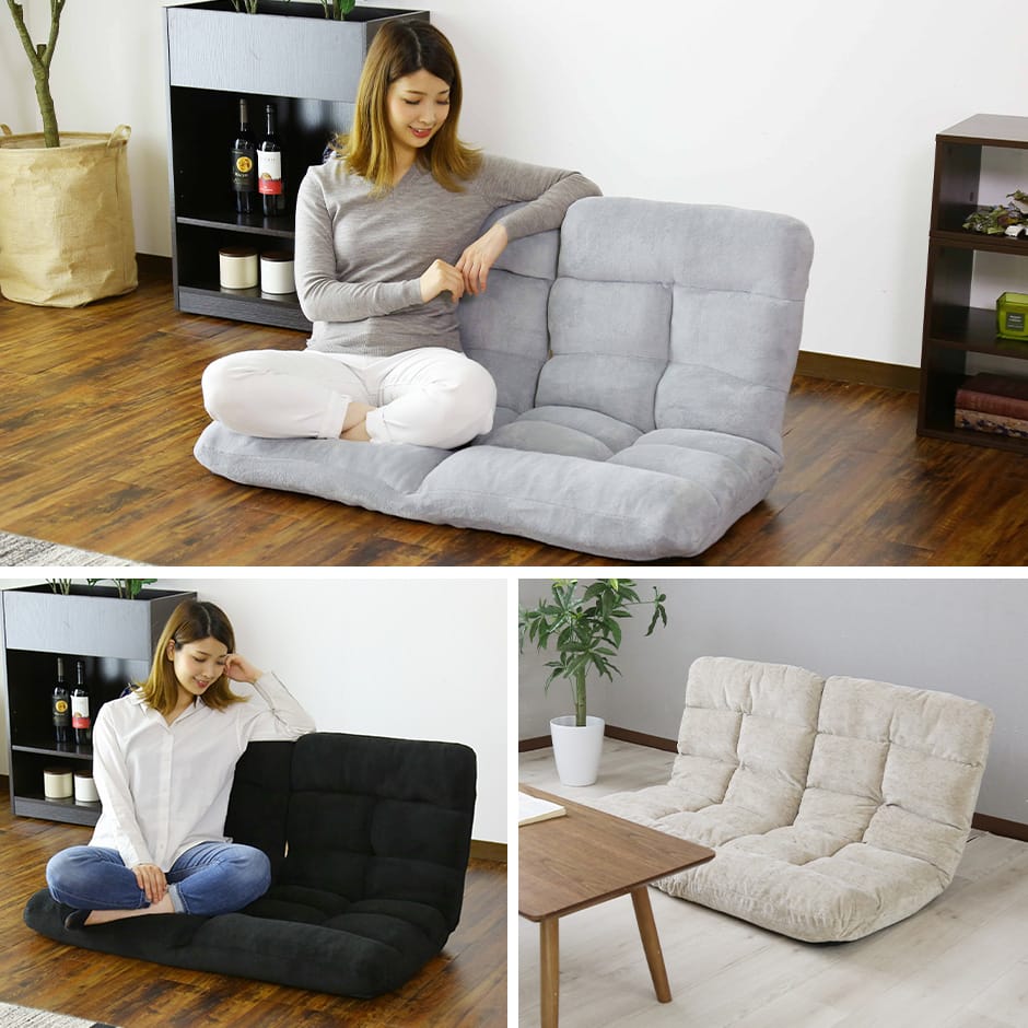 座椅子 2人掛け 左右独立リクライニング ピオンセ｜【公式】家具通販の