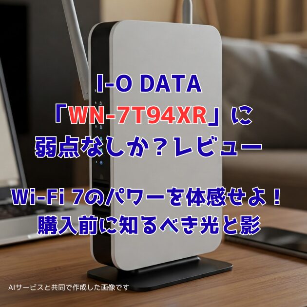 I-O DATA WN-7T94XR」に弱点なしか？レビュー：Wi-Fi 7のパワーを体感