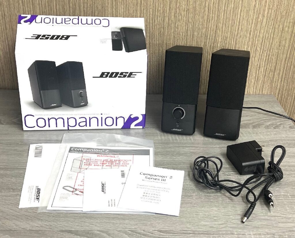 BOSE Companion2 Series lll BLACK 元箱付き ITC12V-1、35C-DC AC