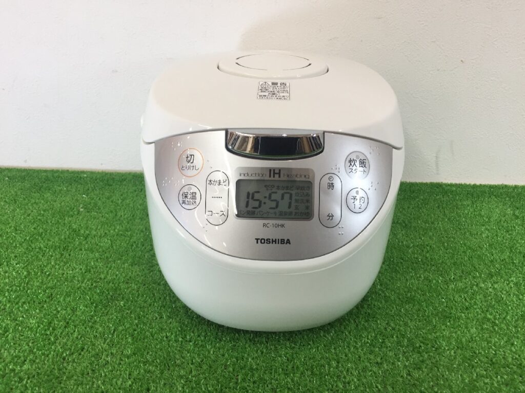 TOSHIBA IH炊飯器 RC-10HW 1回使用 東芝（TOSHIBA） IH炊飯器｜RC