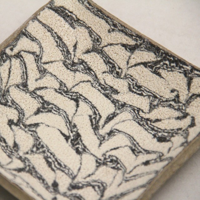 松井 康成 「練上嘯裂銘々皿 5客組」 | 京都祇園の古美術、古陶磁