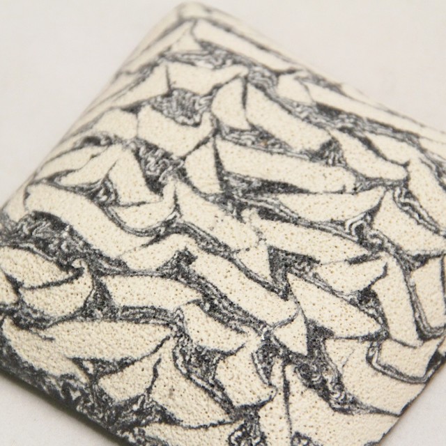 松井 康成 「練上嘯裂銘々皿 5客組」 | 京都祇園の古美術、古陶磁