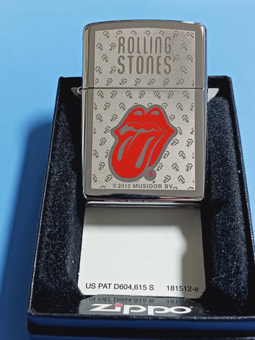 Zippo Rolling Stones Tongue and Logo 24543 - Very Limited Supply