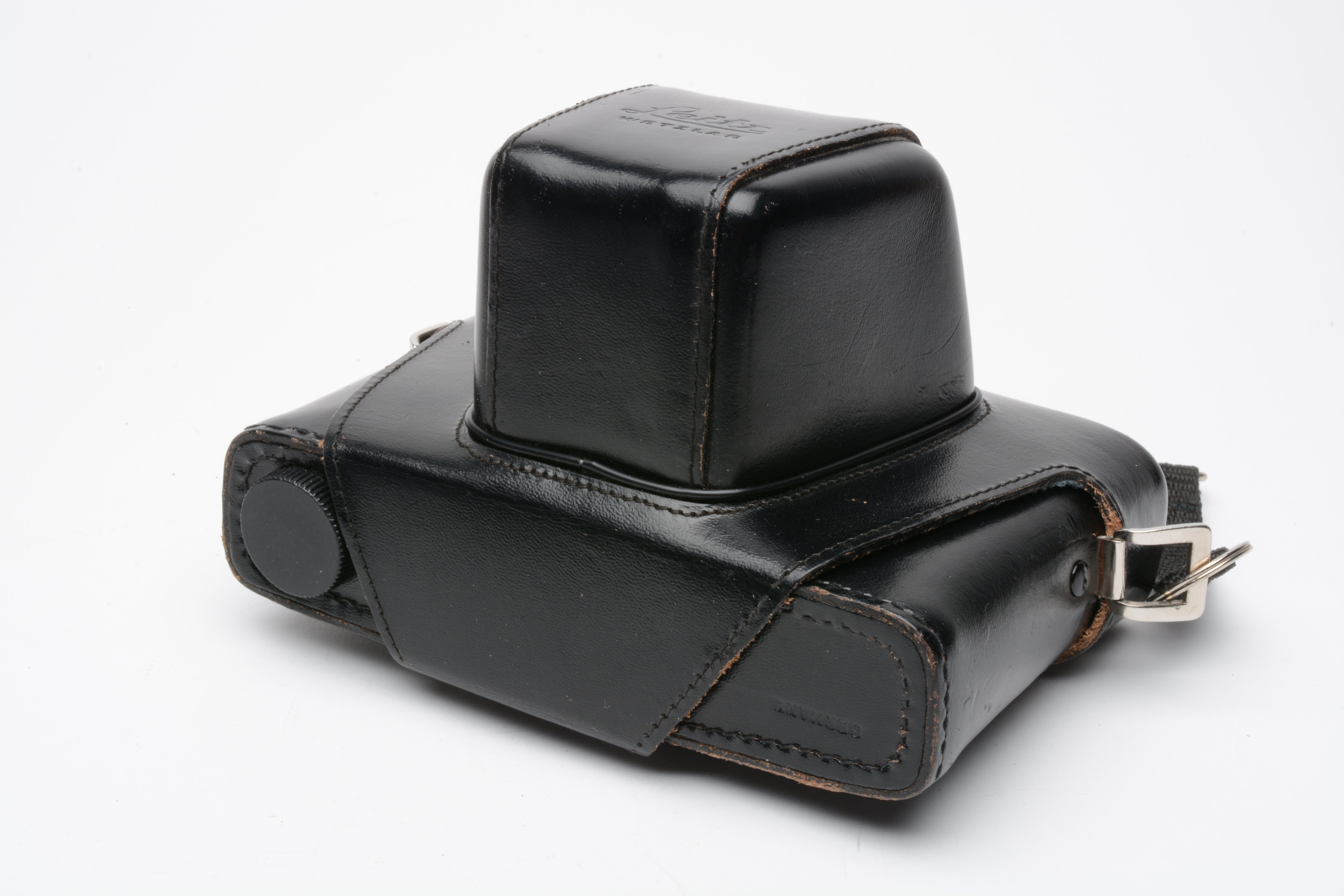 Leica Leitz Leather Eveready Case Black for Leica M5 w/short prime