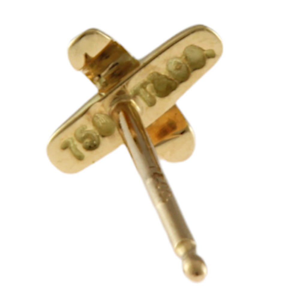 TIFFANY&Co. ティファニー クロスステッチ ピアス 18金 K18イエロー