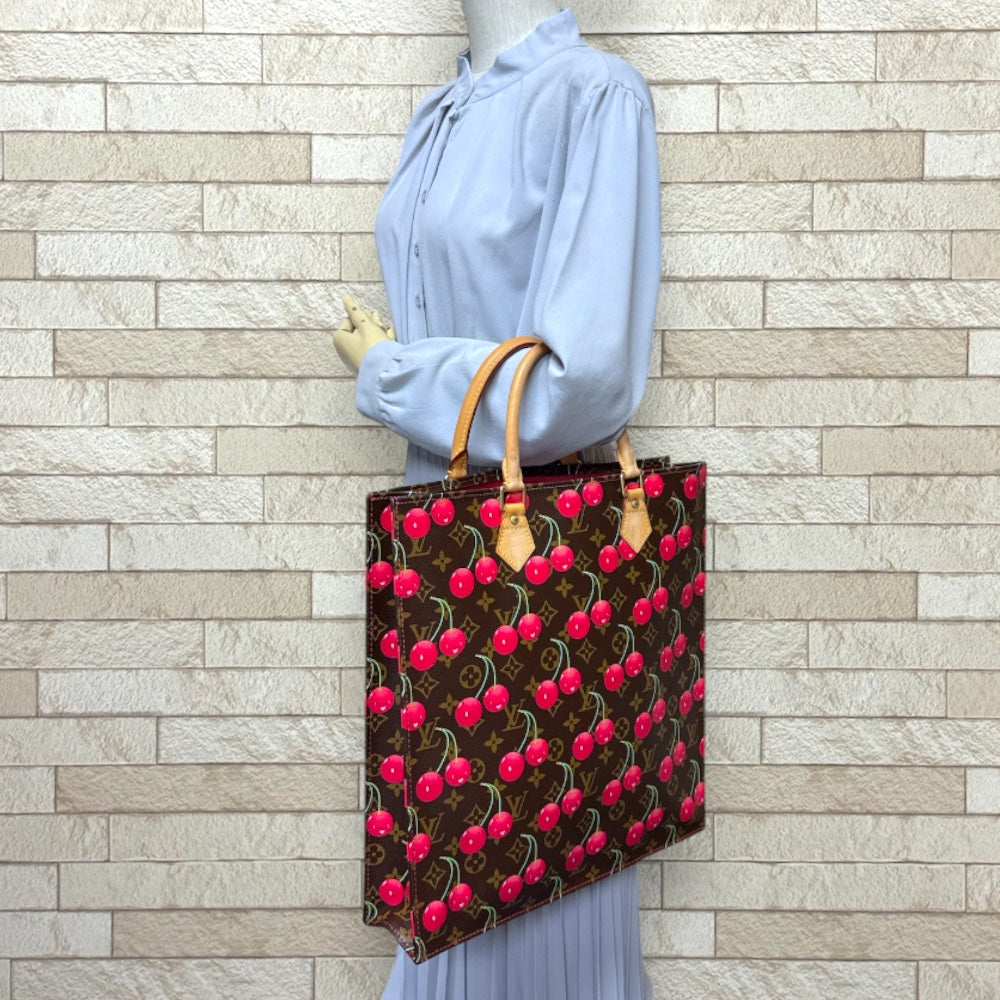 LOUIS VUITTON ルイヴィトン 村上隆コラボ サックプラ モノグラム